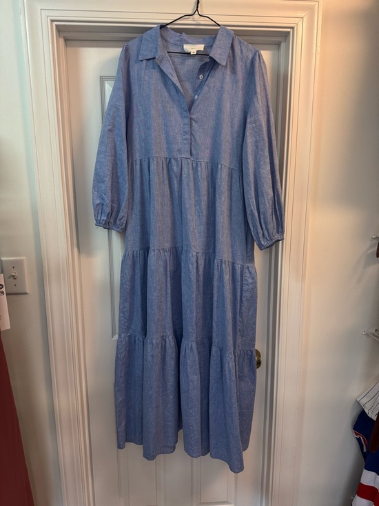 Tuckernuck Pomander Place Chambray Maxi Dress - Picture 5 of 6